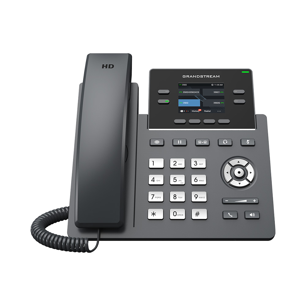 4-Line Professional IP Phone Designed for Mass Deployment and Easy Management