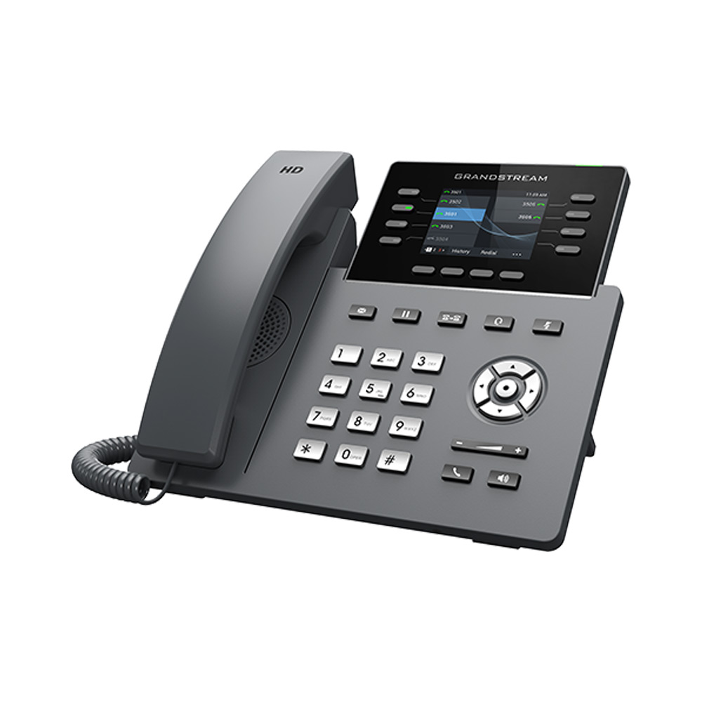8-Line Professional IP Phone Designed for Mass Deployment and Easy Management