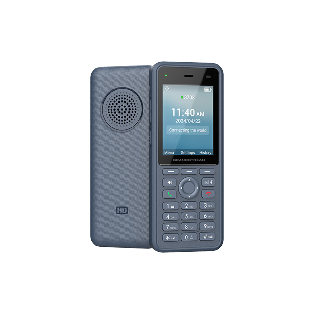 Ruggedized Cordless Wi-Fi IP Phone with Integrated Dual-Band Wi-Fi 6 802.11a/b/g/n/ac/ax and 10-hour talk time